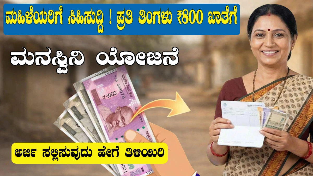 Manaswini Scheme deposit rs 800 every month